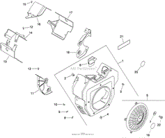 BLOWER HOUSING ASSEMBLY KOHLER CH23S-76549