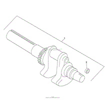 CRANKSHAFT ASSEMBLY KOHLER CH23S-76549