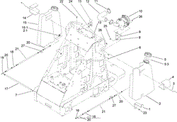 FUEL TANK AND AIR FILTER ASSEMBLY