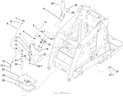 HYDRAULIC TANK AND FILTER ASSEMBLY