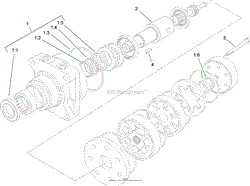 HYDRAULIC MOTOR ASSEMBLY NO. 99-3052