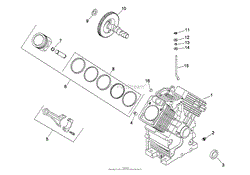 CRANKCASE ASSEMBLY KOHLER CH20S-64763