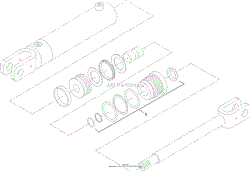 HYDRAULIC CYLINDER ASSEMBLY NO. 105-7867