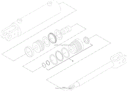 HYDRAULIC CYLINDER ASSEMBLY NO. 105-7867