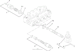 HYDRAULIC VALVE ASSEMBLY NO. 105-6246