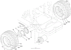 REAR WHEEL ASSEMBLY