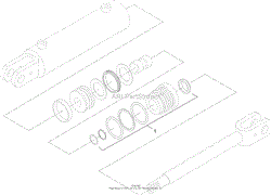 HYDRAULIC CYLINDER ASSEMBLY NO. 117-1834