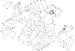 FUEL TANK AND AIR FILTER ASSEMBLY