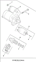 STARTER ASSEMBLY KOHLER CH23S-76549