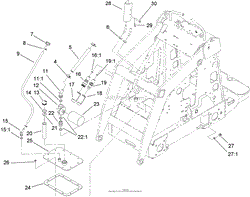 HYDRAULIC TANK AND FILTER ASSEMBLY