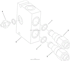 COUNTERBALANCE VALVE ASSEMBLY NO. 99-3040