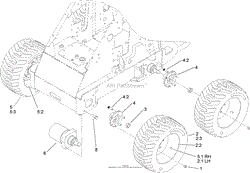 WHEEL AND MOTOR ASSEMBLY