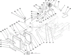 RADIATOR AND AIR CLEANER ASSEMBLY