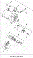 STARTING SYSTEM ASSEMBLY KOHLER CH740-3126