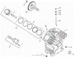 CRANKCASE ASSEMBLY KOHLER CH740-3126