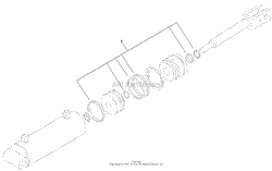 HYDRAULIC CYLINDER ASSEMBLY NO. 105-8370