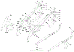 LOADER ARM HYDRAULIC ASSEMBLY