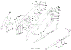 LOADER ARM HYDRAULIC ASSEMBLY