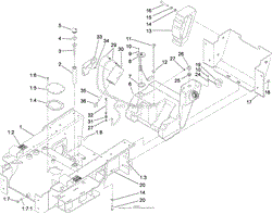 MAIN FRAME AND FUEL TANK ASSEMBLY