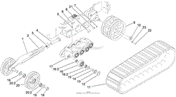 TRACK AND TRACTION ASSEMBLY