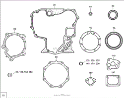 LOWER ENGINE GASKET KIT