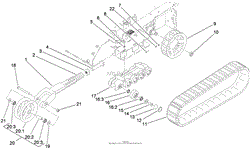 TRACK AND TRACTION ASSEMBLY