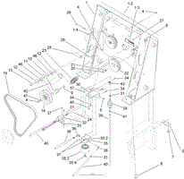 LOADER TOWER, FUEL PUMP AND DRIVE ASSEMBLY