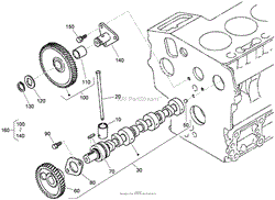 CAM SHAFT AND IDLE GEAR SHAFT ASSEMBLY