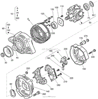 ALTERNATOR COMPONENTS ASSEMBLY