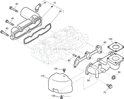 INLET AND EXHAUST MANIFOLD ASSEMBLY