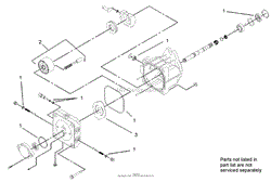 HYDRAULIC PUMP ASSEMBLY NO. 106-9590 AND 106-9591