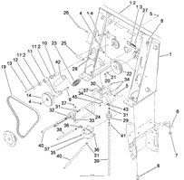 LOADER TOWER, FUEL PUMP AND DRIVE ASSEMBLY