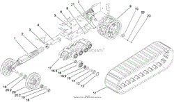 TRACK AND TRACTION ASSEMBLY