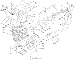 HYDRAULIC PUMP AND FILTER ASSEMBLY