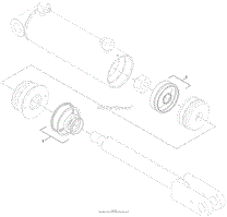 HYDRAULIC CYLINDER ASSEMBLY NO. 130-5195