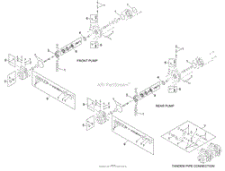 TANDEM PUMP ASSEMBLY NO. 121-4593