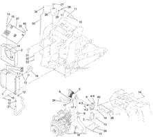 RADIATOR AND AIR CLEANER ASSEMBLY