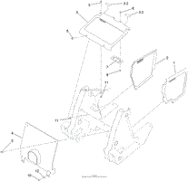 FRONT COVER AND SIDE PANEL ASSEMBLY