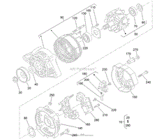 ALTERNATOR COMPONENTS ASSEMBLY