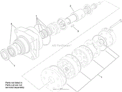 HYDRAULIC MOTOR ASSEMBLY NO. 130-7729