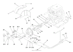 HYDRAULIC PUMP AND FILTER ASSEMBLY