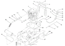 ENGINE AND MOUNT ASSEMBLY