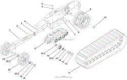 TRACK AND TRACTION ASSEMBLY