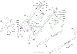 LOADER ARM HYDRAULIC ASSEMBLY