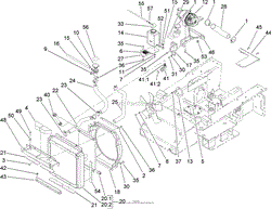 RADIATOR AND AIR CLEANER ASSEMBLY