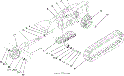 TRACK AND TRACTION ASSEMBLY