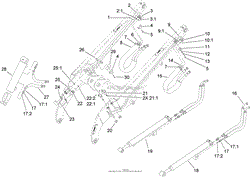 LOADER ARM HYDRAULIC ASSEMBLY