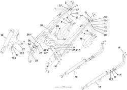 LOADER ARM HYDRAULIC ASSEMBLY