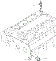 OIL SWITCH AND THERMOMETER ASSEMBLY