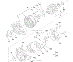 ALTERNATOR ASSEMBLY NO. 131-0561